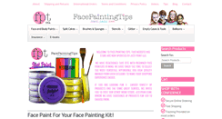 Desktop Screenshot of facepaintingtips.com